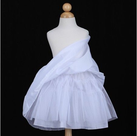 High Quality Four Layers Child Dress Slip Flower Girl Dress Petticoat Puffy Skirt Special Occasion Dress4134028