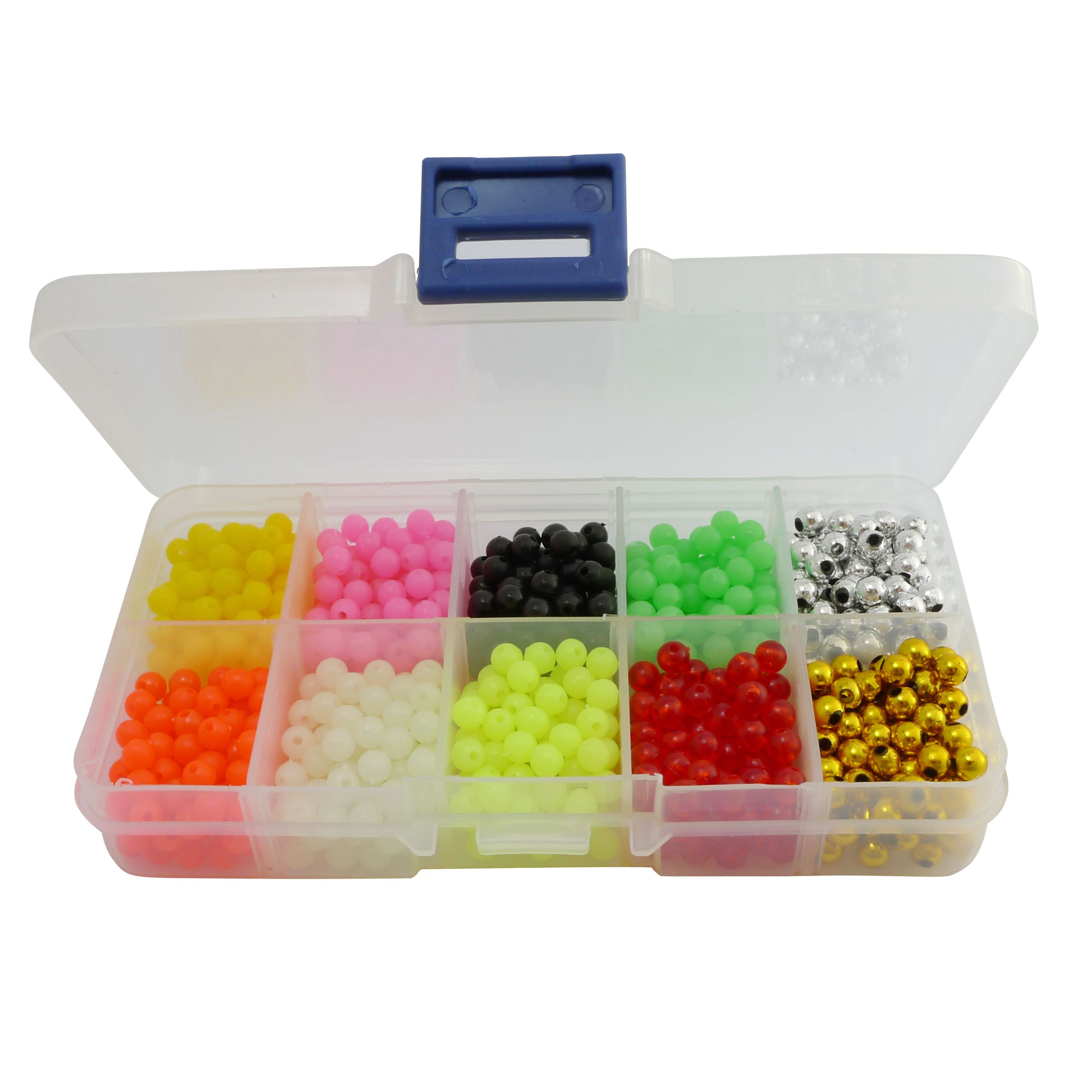 2019 Standard 5mm Fishing Plastic Lure Making Beads Kit Each Of SW6