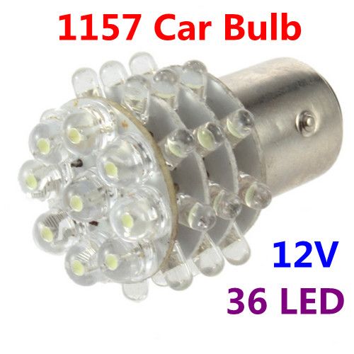 2021 1157 Car Bulb 2W 12V 36 LED 190 Lumen White Car Light