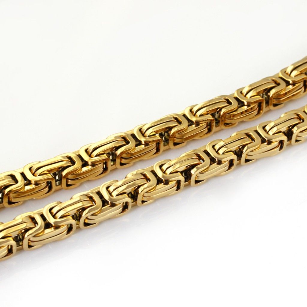 DIY Handbag Chain 8mm Bag Strap Fashion Plating Gold Tone Curb Chain 35.4 Inches
