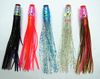 5.5inch Octopus Bait Fishing Lure Fishing Tackle Trolling Fishing Lures Double Skirt Resin Head Stick Color Film Colors Mixed