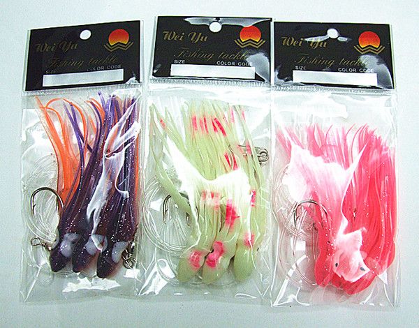 

4.5inch Octopus Suit with Hook and Line Octopus Lure Fshing Lure Sea Trolling Baits Octopus Hang Act the Role Ofing Soft Skirt Bait