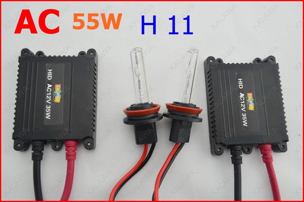 H11 Slim Kit Set 12V/AC 55W HID Conversion Kit XENON HID KIT SYSTEM FFF