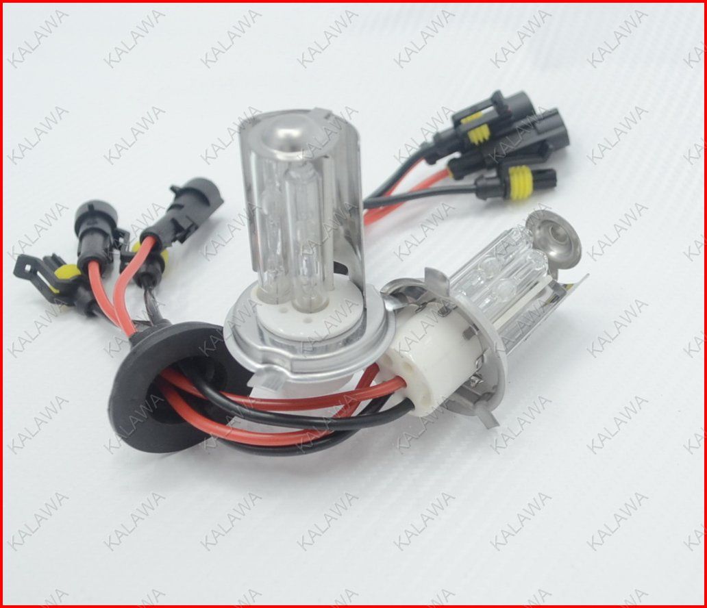 H13 4 Double Xenon Bulb HID Bi Xenon HID BULB Hi/Low Lights Worldwide