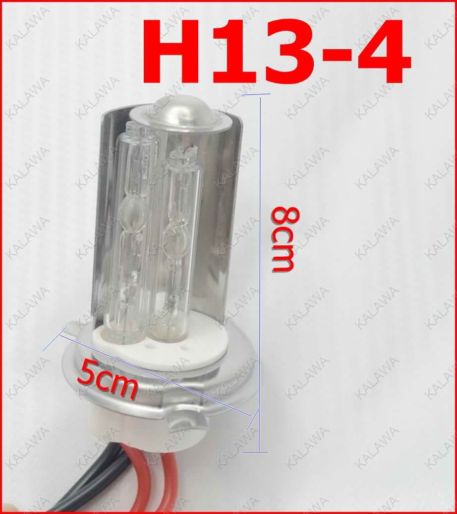 H13 4 Double Xenon Bulb HID Bi Xenon HID BULB Hi/Low Lights Worldwide