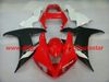 rood/wit/zwart stroomlijnkappen voor 2002 2003 YZF R1 YZF-R1 02 03 YZFR1 1000 yzf1000 kuip kit 2 geschenken