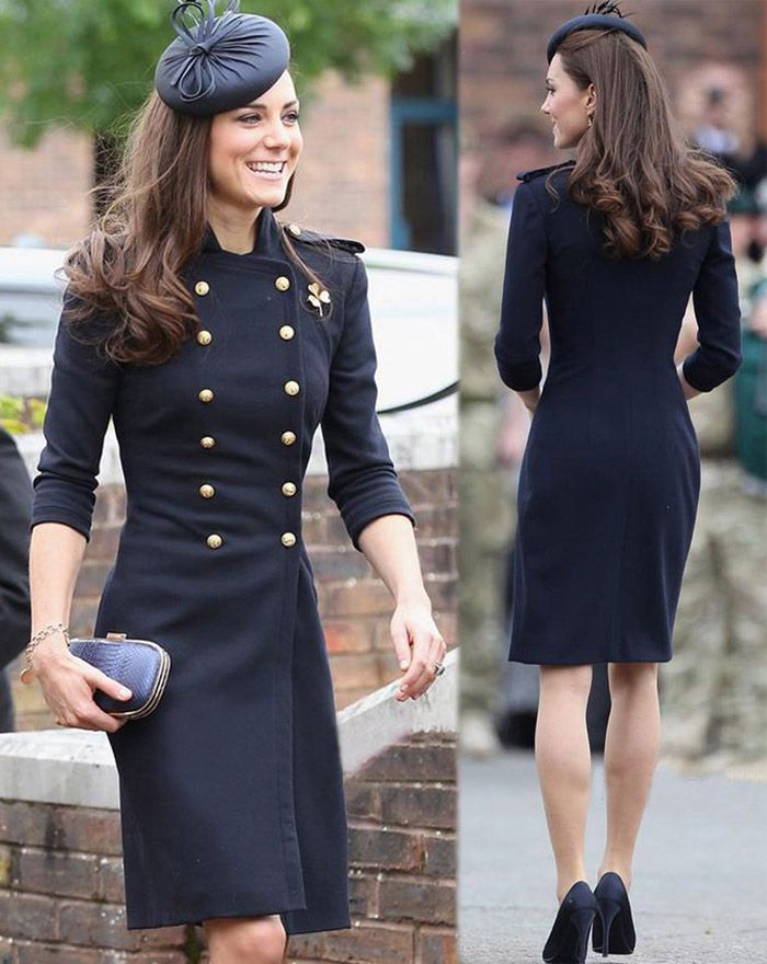 How To Pick The Perfect Winter Coat Dark Blue Wool Women S Winter Coat Military Style Jacket Long
