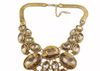 Nuova catena di serpenti in stile vintage europeo Ellisse Crystal Choker Collana