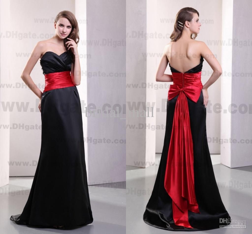 Long Sheath Bridesmaid Dress Sweetheart Zipper Back Floor Length With ...