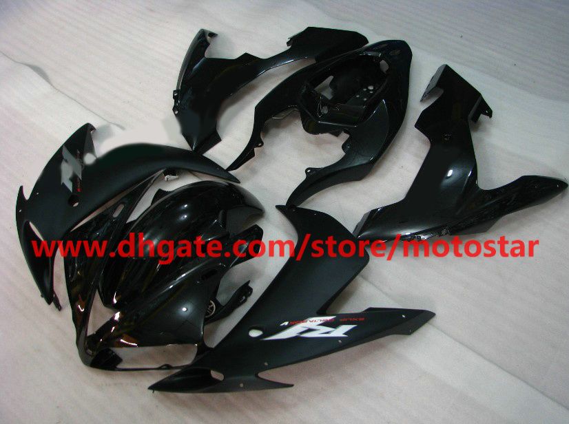 För 2004 2005 2006 Yamaha YZF-R1 04 05 06 YZFR1 YZF1000 YZF R1 Glans Flat Black Fairings Kit GF4K