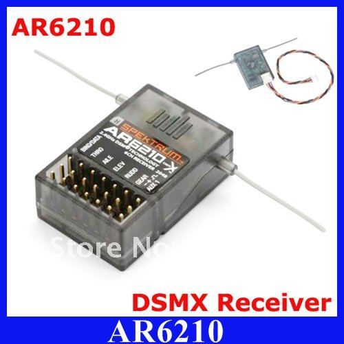 2020 Spektrum AR6210 DSMX Receiver 2.4Ghz 6CH DSM X Receiver With