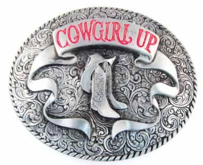 Batı kemer tığ işi cowgirl rodeo botları oval kemer tokası ile