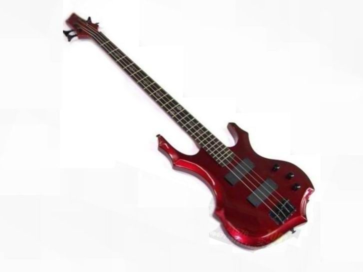 new best china abnormal 4 string bass electric bass guitar in metal