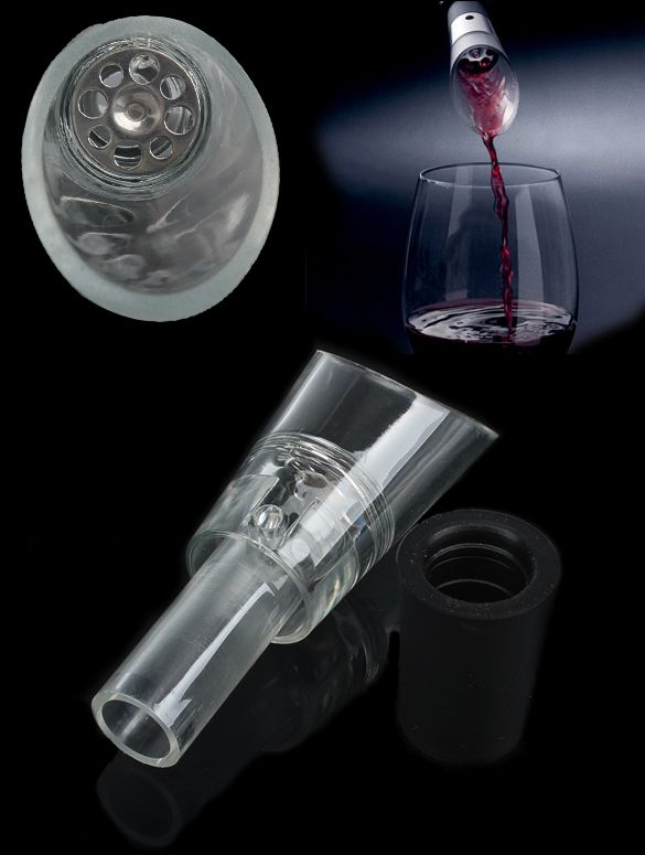 Самый низкий графин для бутылки вина, 50 шт., верхняя пробка, воронка для сброса, Pourer7584599