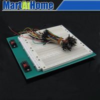 Free Shipping 2900 Points PCB Solderless Bread Board Breadboard with free 65 Jumpwires #BV042 @CF