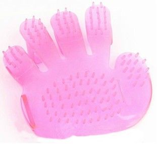 Lågt pris 10PC Högkvalitativ husdjurshuvudmassage Hundkatt Grooming Finger Bath Glove Brush Gratis frakt