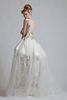 2013 Mais Novo Vintage V Neck vestido de baile Appliqued Lace Tull.Net Zipper mangas curtas vestido de noiva Prom