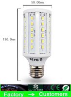 30 stycken LED Corn Bulb Light 15W E27 LED-lampor E14 B22 5630 SMD 60 LED 1800LM Energibesparande ljuslampa 110V-130V 220V-240V hög effekt med DHL