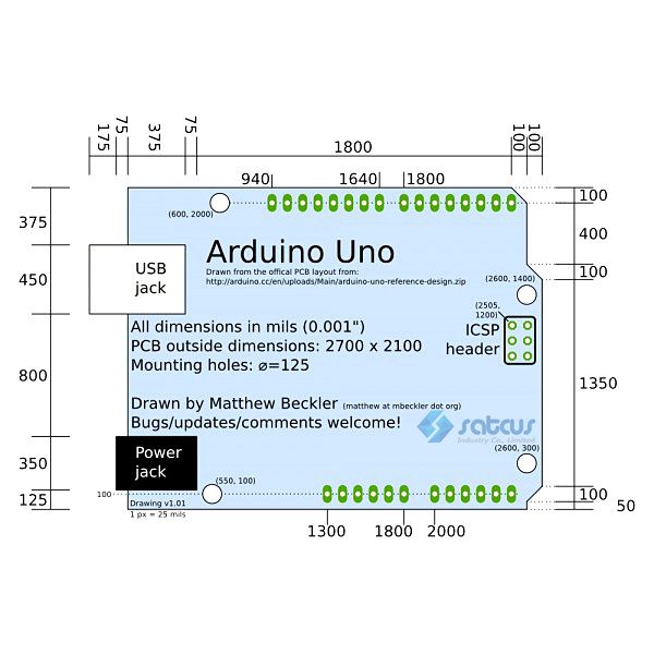 Arduino uno чертеж платы - 83 фото
