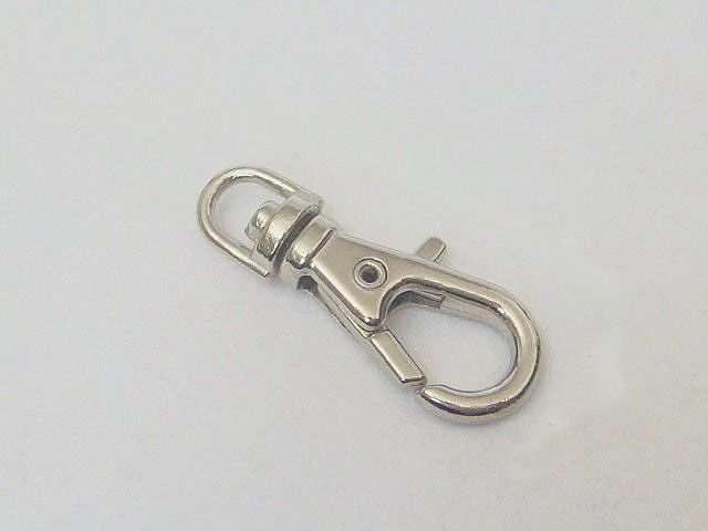 HI-Q DIY 100pcs 22X8MM / 36X16MM Silver Plated Lobster Swivel Clasp For Key Rings Jewelry findings