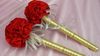 Carnation flower pen Wedding Golden ink sign in pen Wedding Reception Guest Sign In Bridal Shower pens festive party props