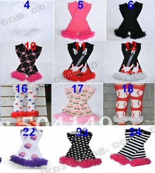 Baby Zebra Leopard Ruffled Leg Warmers Infant Owl Legging Tights Girl chiffon ruffle Socks Xmas Gift 20PLot1857103