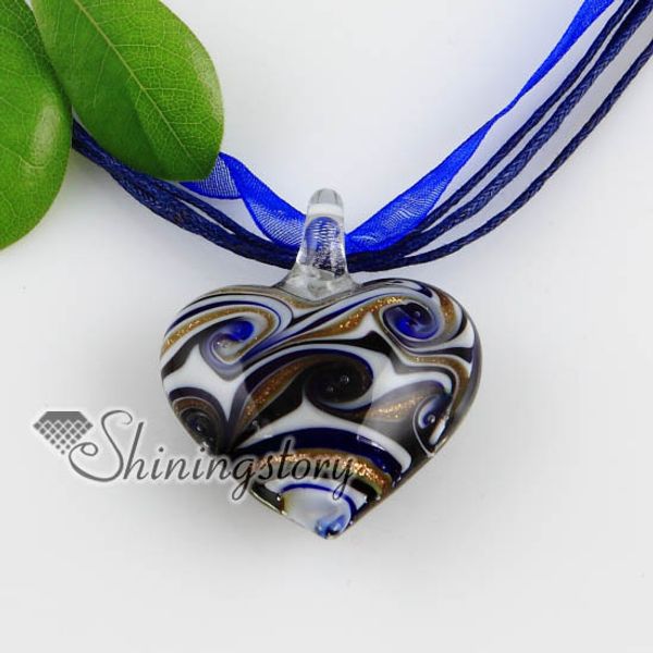 

сердце блеск закрученных картины lampwork из муранского итальянской Венецианская ст