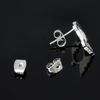1000 pezzi 4 * 6mm fermagli per orecchini in acciaio inossidabile di alta qualità back.jewelry accessories.fit borchie