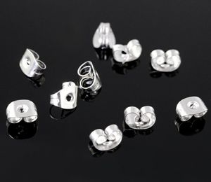 1000pcs 4*6mm High quality Stainless steel clasp&hooks earring back.jewelry accessories.fit studs