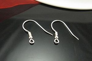 1000 Stück 21 x 10 mm hochwertiger glänzender Edelstahl-Ohrringhaken für Ohrringzubehör. DIY-Schmuck