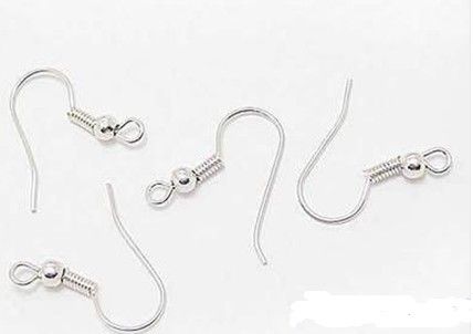 1000 Stück 21 x 10 mm hochwertiger glänzender Edelstahl-Ohrringhaken für Ohrringzubehör. DIY-Schmuck