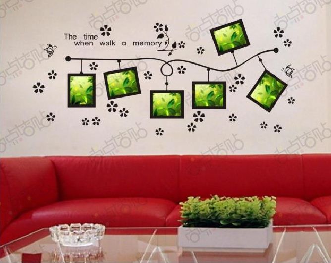 Memory Photo Frame Wall Art Word Stickers Diy 3d House ...