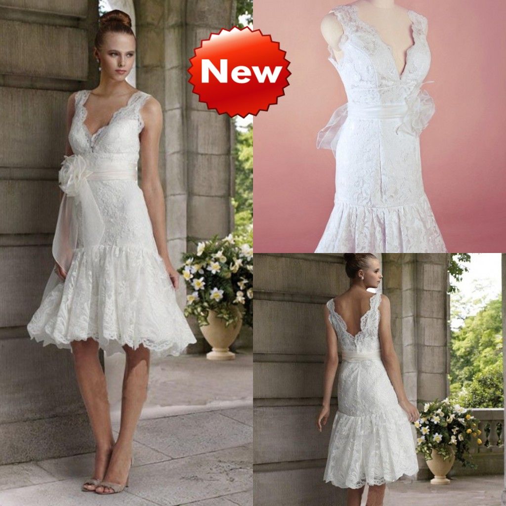 simple garden wedding dress