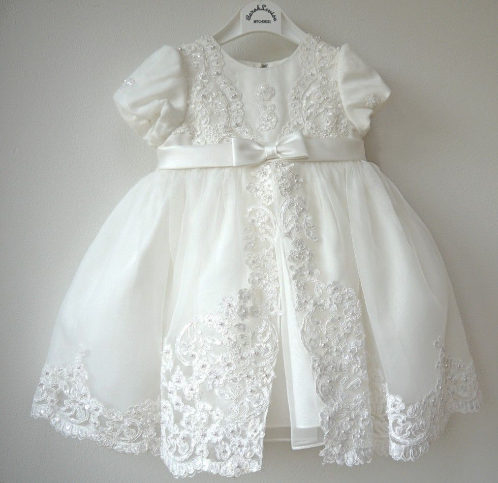 8460 Wholesale Organza & Lace With Beading Ball Gown Christening Gown Baby Girl Part Dress 2013