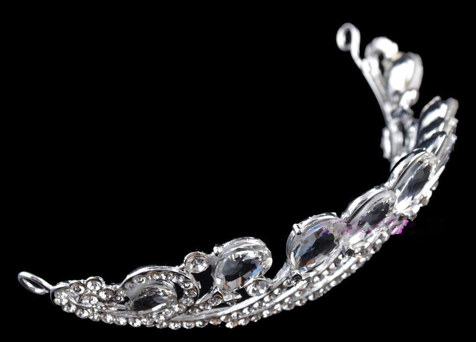 2015 recién llegados corona de cristal collar pendiente conjunto joyería nupcial accesorios de boda 7101736