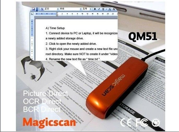 Best Price Portable Mini Scanner Usb Name Card Scanner Film Scanner Magic Scan Magicscan Qm51 300dpi