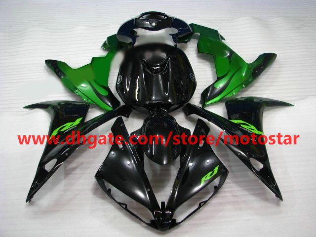 Green Bodywork لعام 2004 2005 2006 YZF R1 YZFR1 04 05 06 YZF-R1 Full Fairing Kit +هدية مجانية