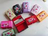 Decorate Embroidered Mirror Small Jewelry Gift Box Storage Case Satin Fabric Empty Lipstick Packaging Box Lip Balm Tubes Containers 12pcs/lo