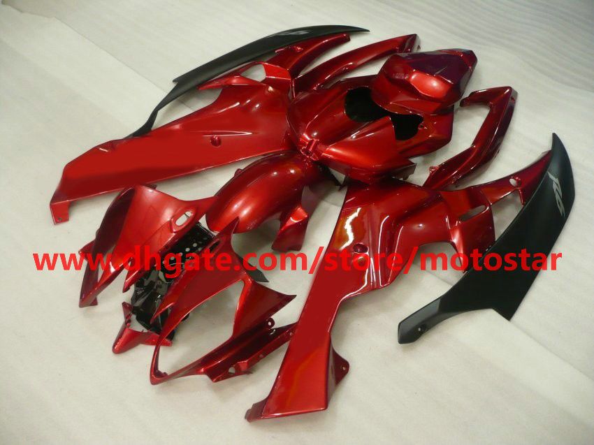 wine red black bodywork fairing for 2006 2007 YAMAHA YZF-R6 YZFR6 06 07 YZF R6 fairings kit R51A