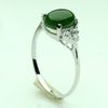 Unisex 925 Silver And Nephrite Jade Ring From Liu_5181, $77.67 | DHgate.Com