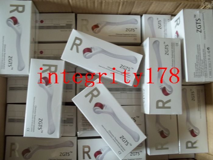 Retail ZGTS Titanium alloy 540 Needles Derma roller,Micro Needle Therapy Derma Roller.chinapost free