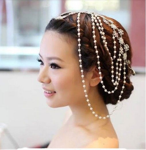 Gli orecchini della collana dei gioielli di cristallo della giacca della spallina di nuovo stile fissano i vestiti da sposa da sposa Dress6537844
