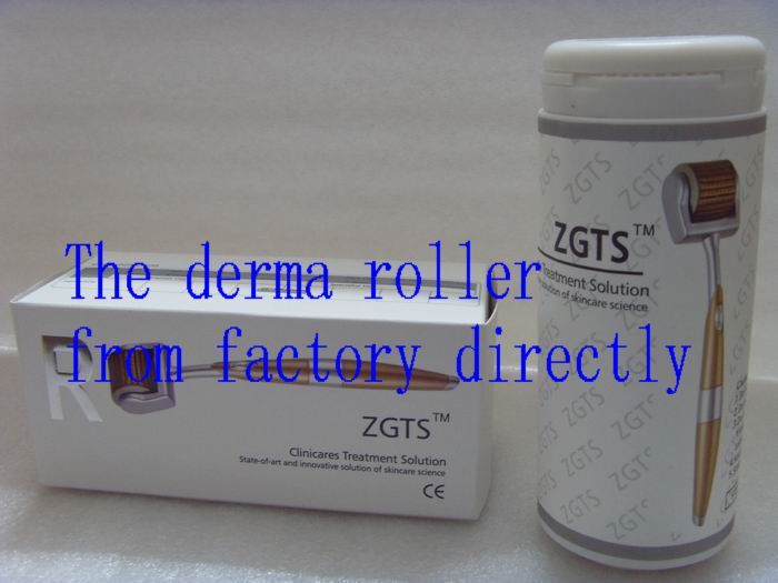 Retail ZGTS Derma Roller, ZGTS 192 Titaniumlegering Titanium Naalden Derma Roller, 192 Naalden Roller 10pcs / lot