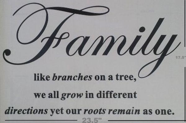Großhandel Familie Wie äste An Einem Baum Wand Aufkleber Vinyl Wand Zitate Liebe Sprüche Home Kunst Dekor Aufkleber Von Monchiichi 1691 Auf