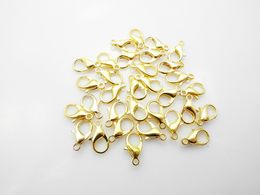 Big size 20mm brass gold lobster clasp jewelry findings 200pcs/lot Free shipping