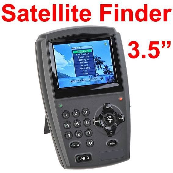3.5 Inch LCD Handheld Digital Satellite Signal Finder Meter DirecTV