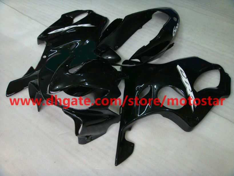 Customiz svart karosseri för Honda Fairing Kit CBR600F4I CBR600 F4I 04 05 06 07 CBR 600 2004-2007 FAIRINGS