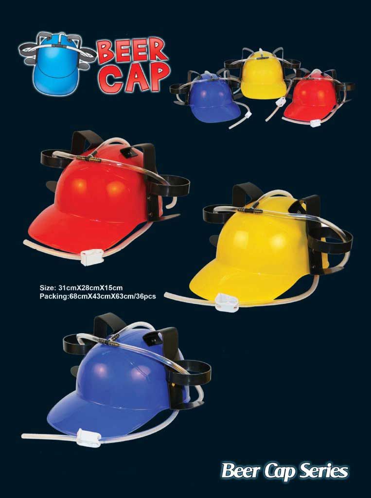 Beer Can Holder Helmet Drinking Helmet Drinking Hat,Never Have To Hold