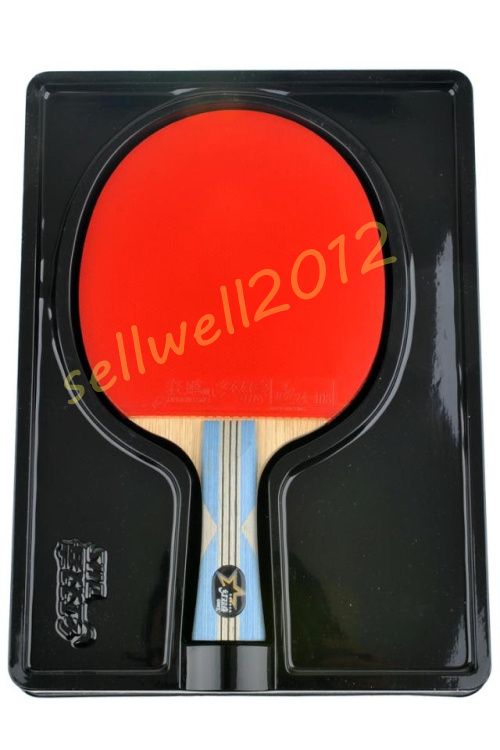 DOUBLE HAPPINESS SPORTS 6002 Table Tennis Racket Ping Pong Paddle 6