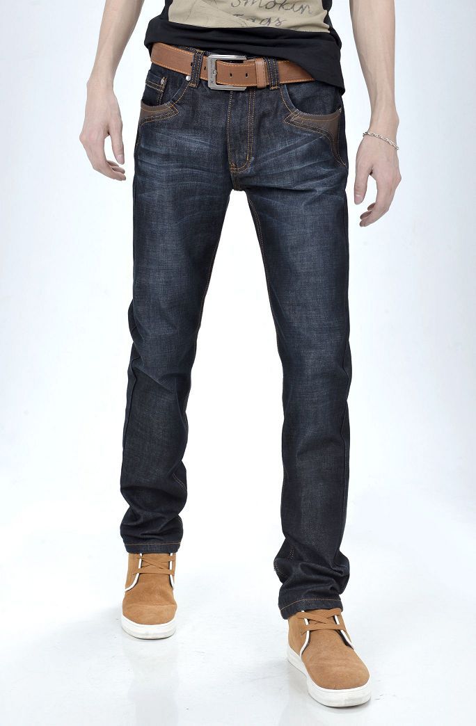Venta por mayor - 2013 nuevas hombres JEANS estilo nuevos diseño clásico pantalones hombres Levanta Cola